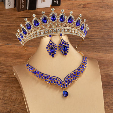 Couronne de mariée en alliage de diamant, coiffure élégante à la mode