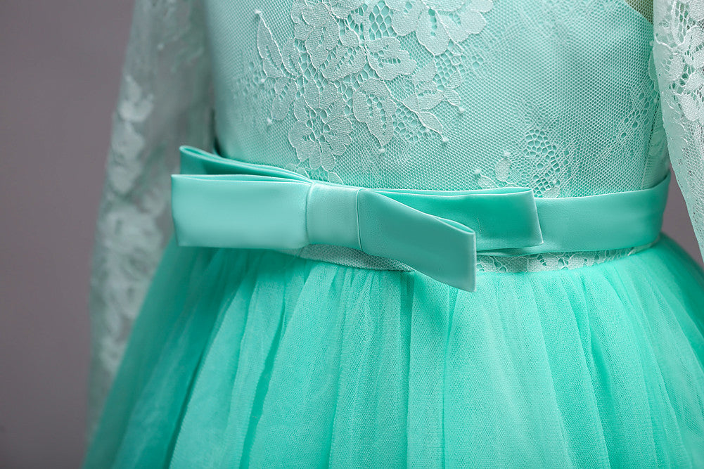 Robe longue à fleurs pour fille