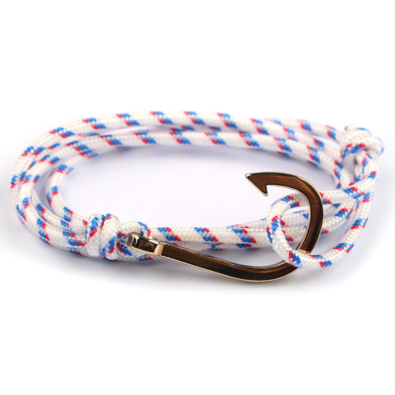 Justerbart Paracord Ankararmband Kvinna Män Berlockarmband