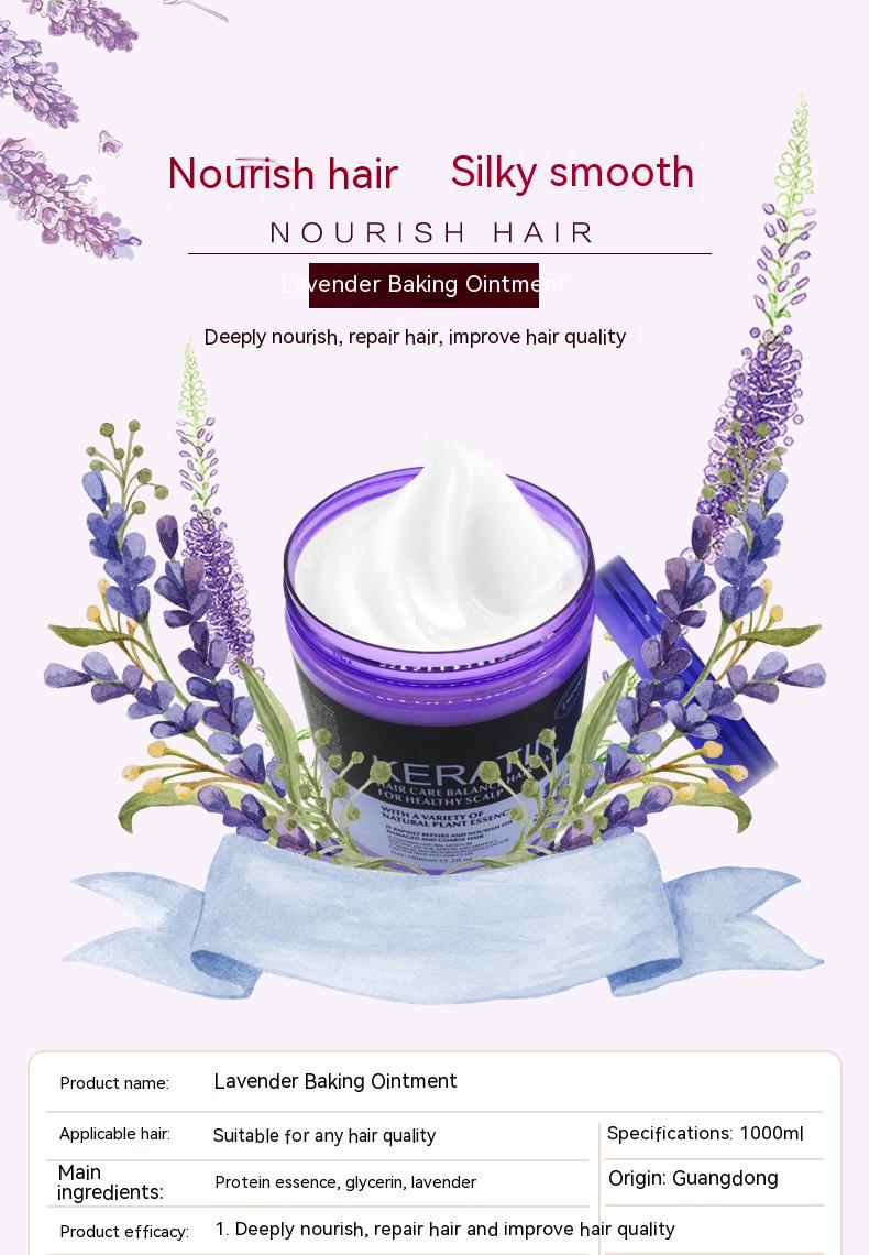 Lavendel Icke-ångad hårvård Nutrition Hårmask Multi-Effect Repair Manic Soft Hair Treatment Salva
