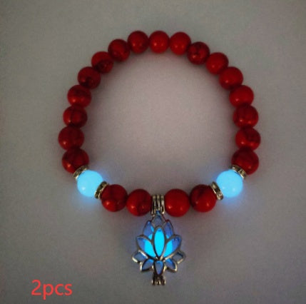 Energi Luminous Lotus Strand Pärla armband