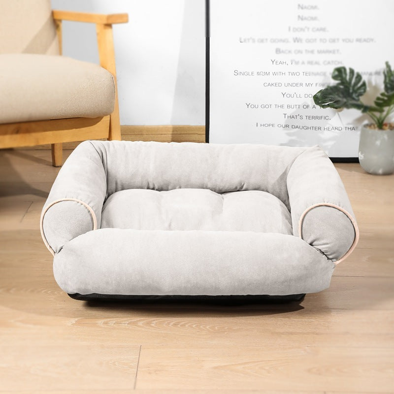 Dog Sleeping Bed Sofa - Premium Pet House with Winter Warm Cushion