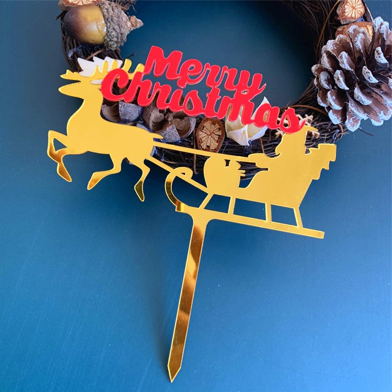 Préparez des décorations de gâteaux pour Noël