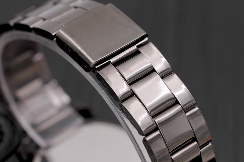 Montre en acier à plateau tournant avec boussole, équipement de mode, montres de Couple pour hommes et femmes