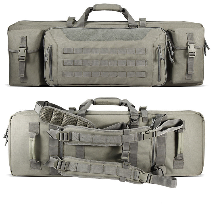 Stor kapacitet Big Belly Fish Havsfiskeväska Luya Double Layer Fishing Rod Bag