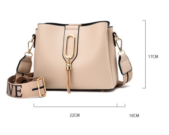 Små väskor Dam Damväskor Axelväska Messenger Bag All-match Pure Trend Color Casual Handväska