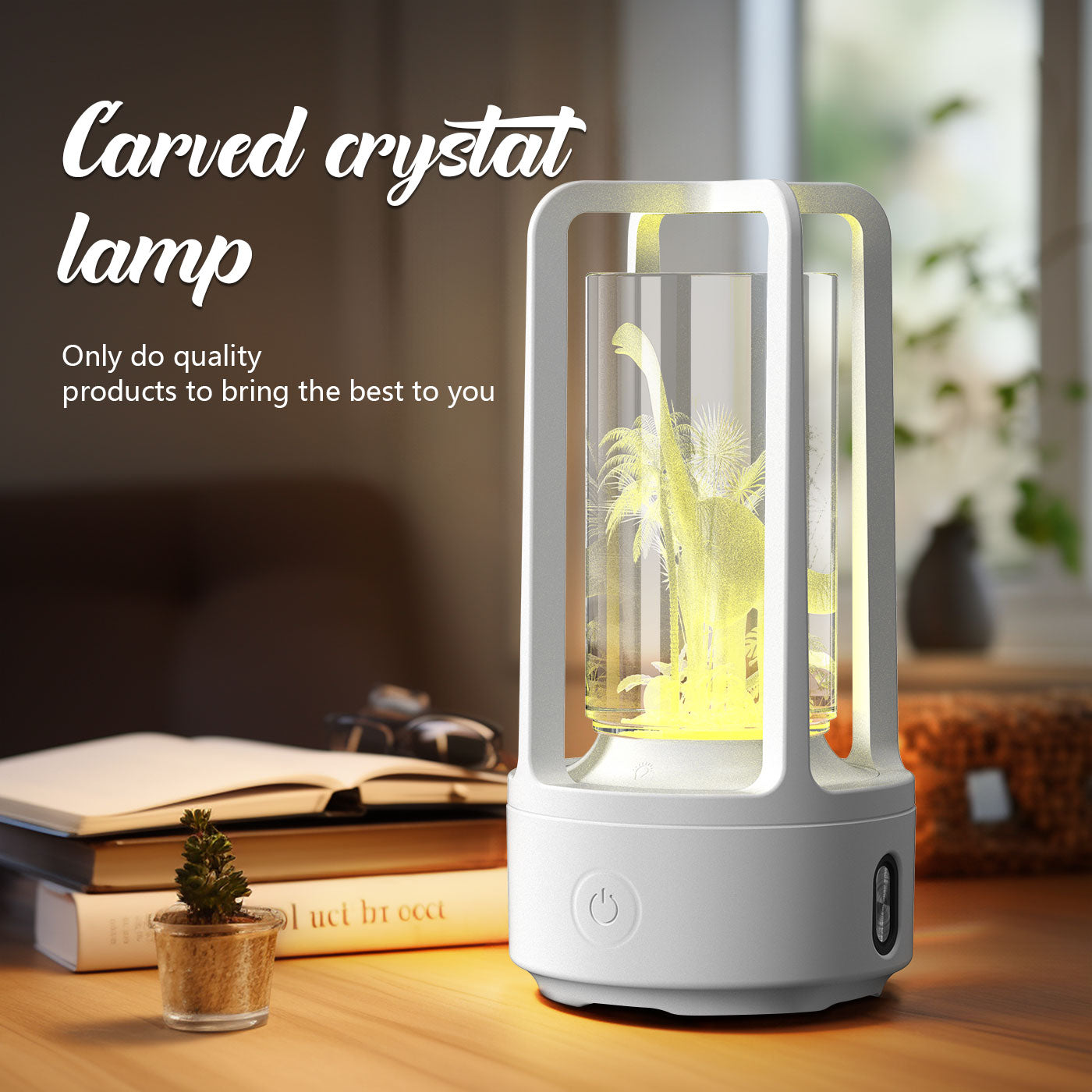 Creative 2 i 1 ljud akryl kristall lampa och Bluetooth-högtalare Alla hjärtans dag gåva Touch nattlampa
