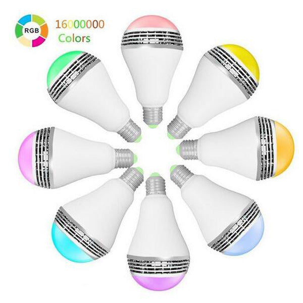 Smart Bulb E27 LED RGB Wireless Music LED Lamp Bluetooth Color Changing Bulb App Control Android iOS Smartphones