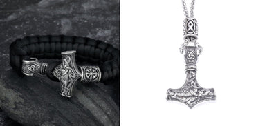 Asgard Crafted Paracord Mjolnir Armband