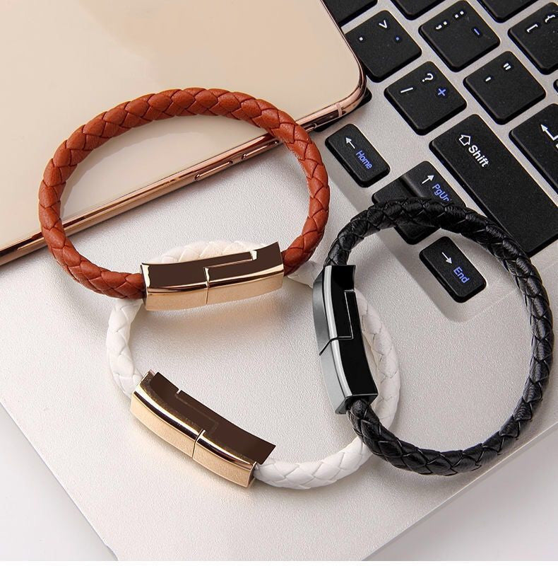 Ny Armband Laddare USB Laddningskabel Data Laddningssladd För IPhone14 13 Max USB C Kabel För Telefon Mikrokabel