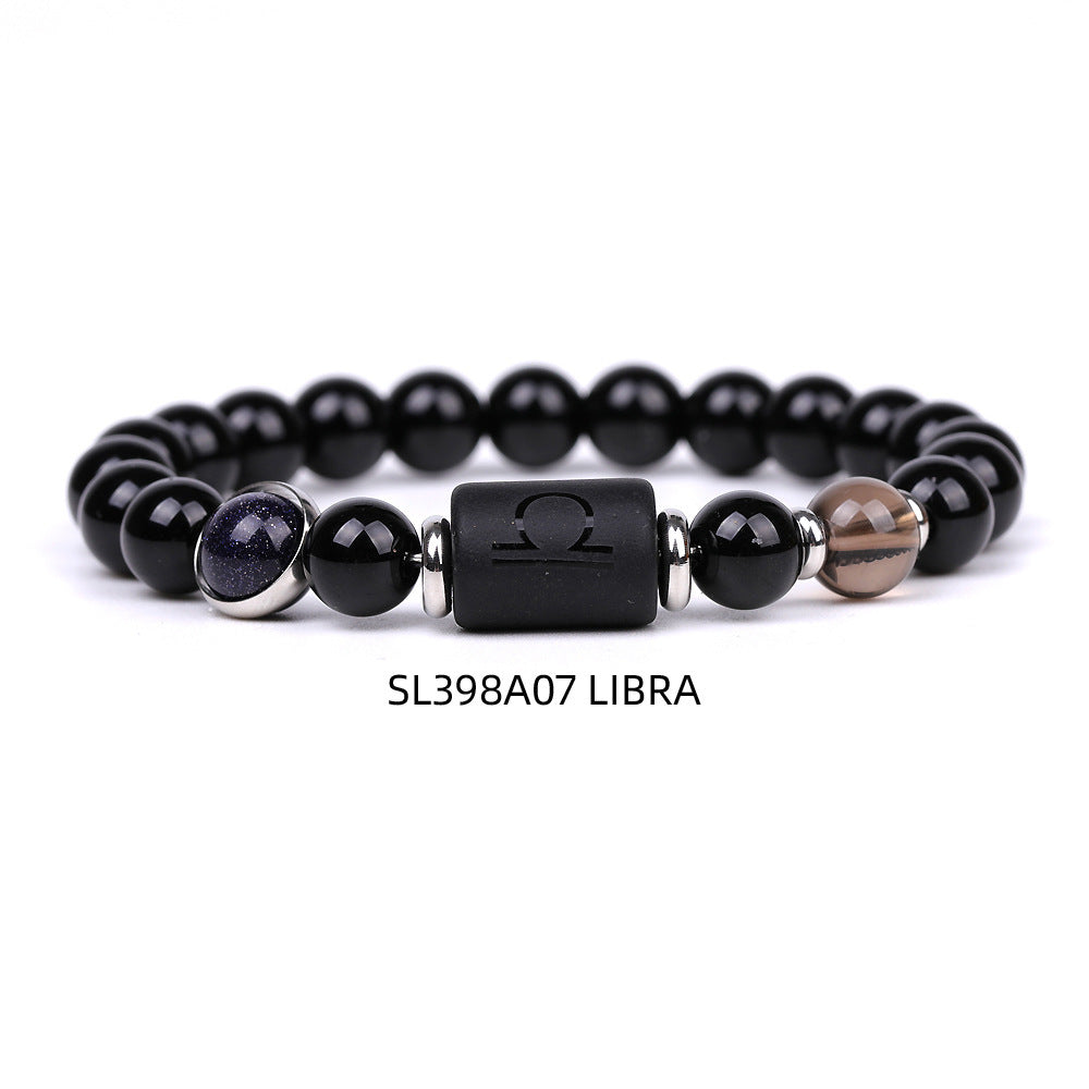 Moderiktiga tolv konstellationer armband för män