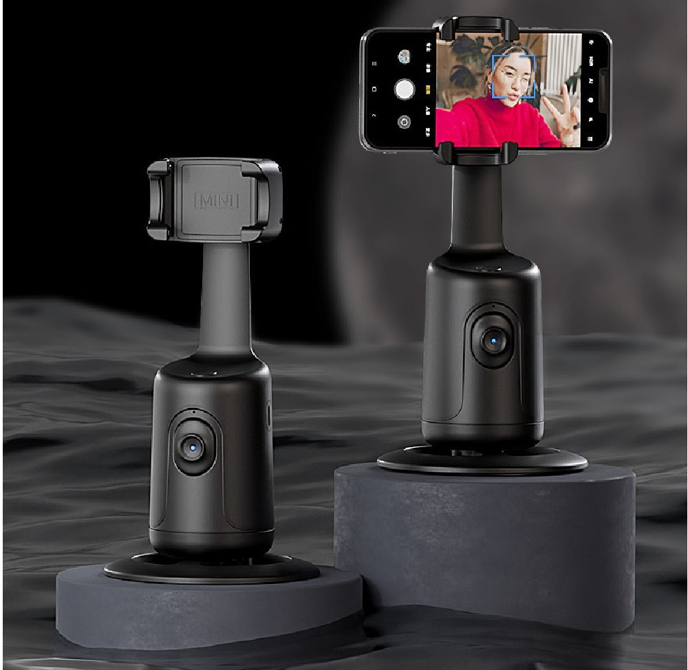 360 Auto Face Tracking Gimbal AI Smart Gimbal Face Tracking Auto Phone Hållare för Smartphone Video Vlog Live Stabilizer Tripod