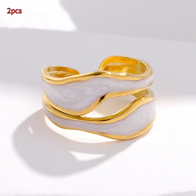 European And American Simple Titanium Steel Ring