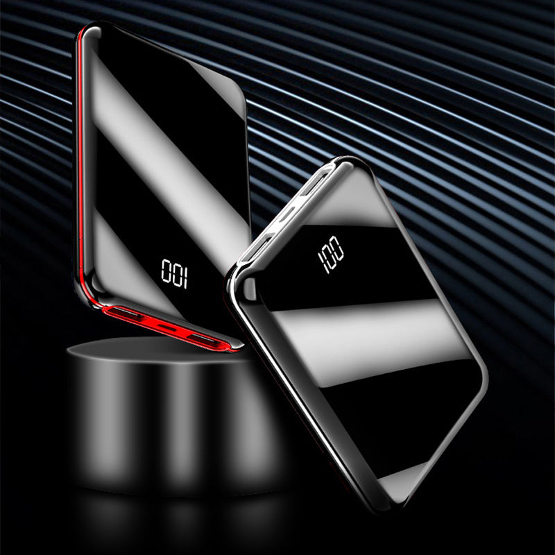 10000mAh Power Bank - External Battery Bank 8W Fast Charging Portable Charger with Dual USB Output