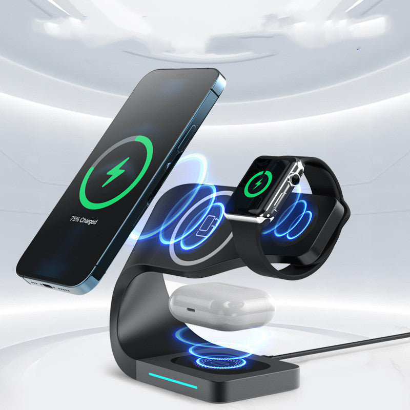 Chargeur de batterie multifonction Magnétique 15W Chargeur Snabb