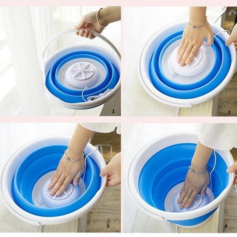 Folding Bucket Turbo Washing Machine