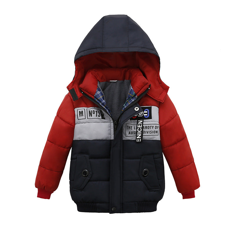 Vestes matelassées en coton pour garçons de petite et moyenne taille