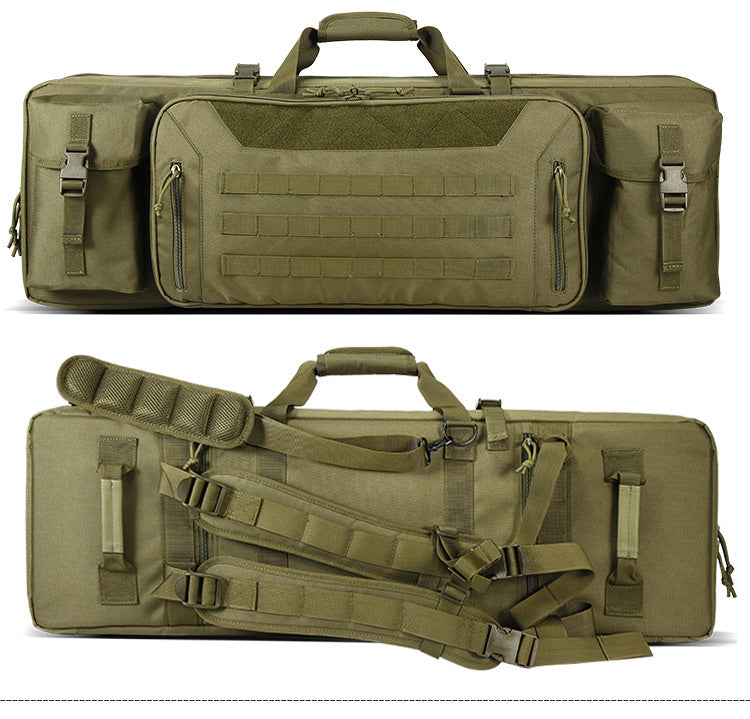 Stor kapacitet Big Belly Fish Havsfiskeväska Luya Double Layer Fishing Rod Bag