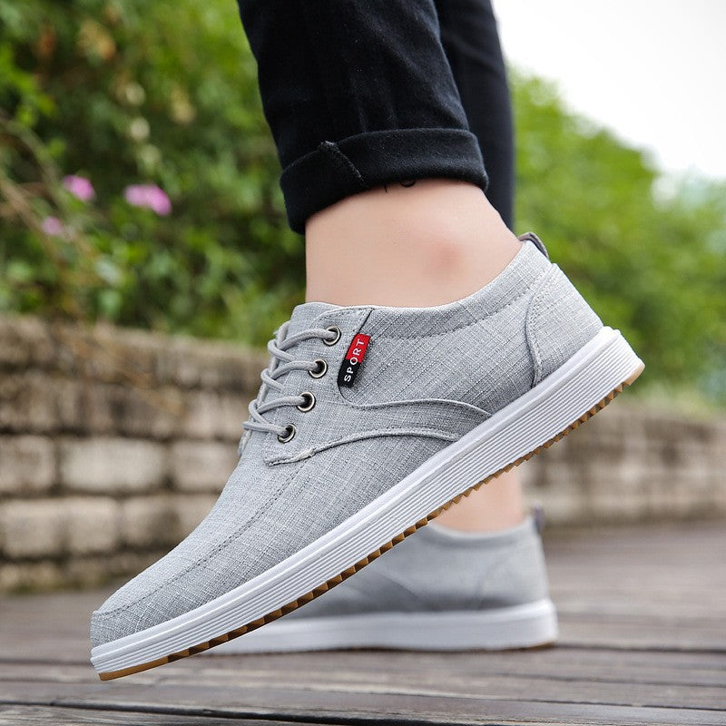 Men's Summer Canvas Shoes - Breathable Casual Walking Shoes - Lightweight Comfort - Factory Direct