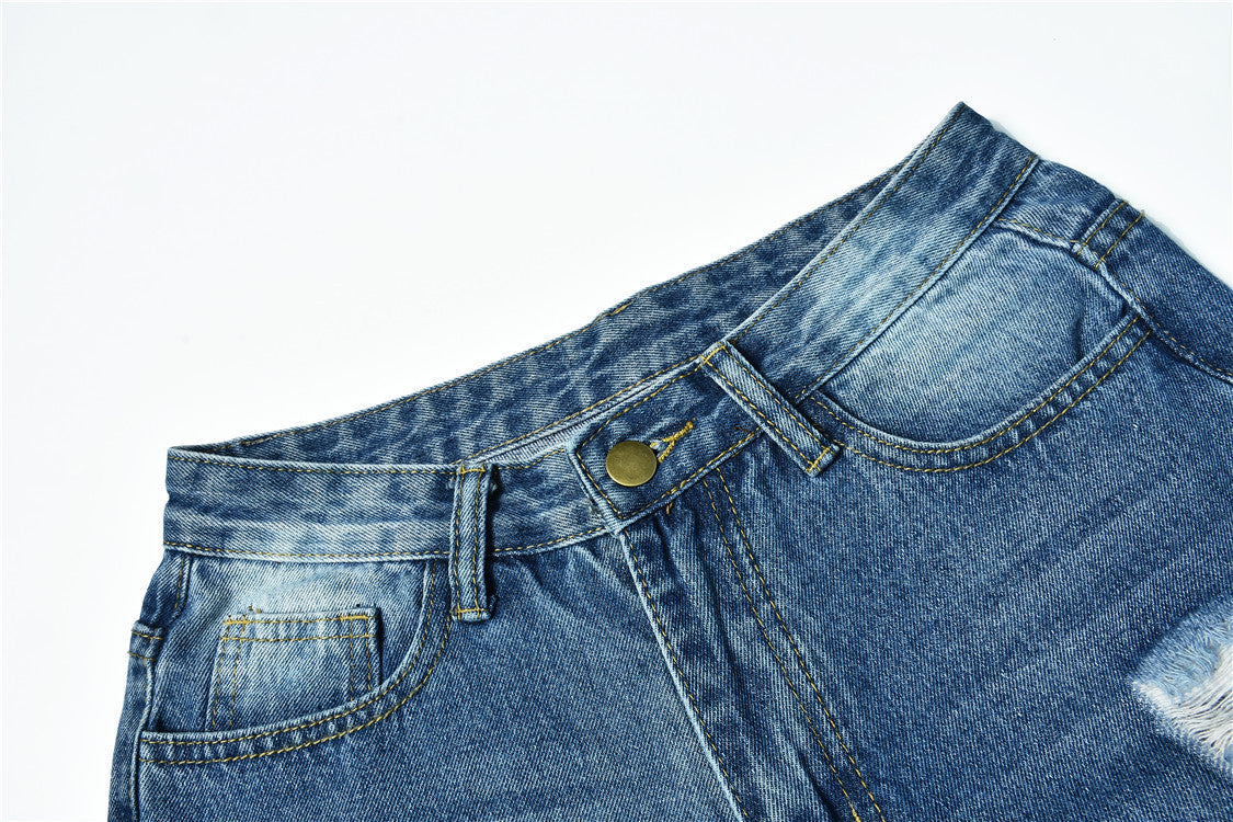 Rippade jeans personlighet kvinnor