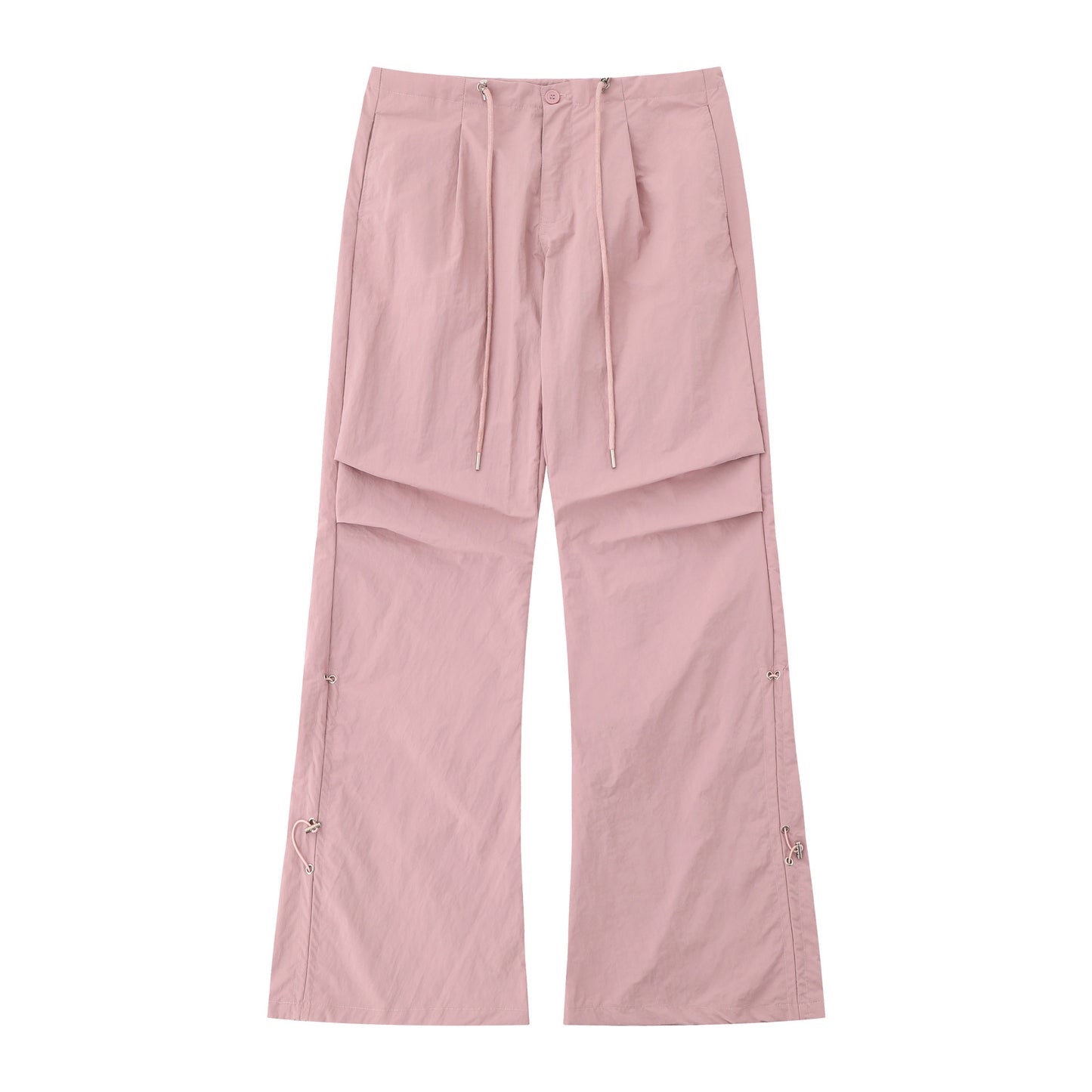 Pantalons décontractés plissés pour femmes, vêtements de travail à cloche