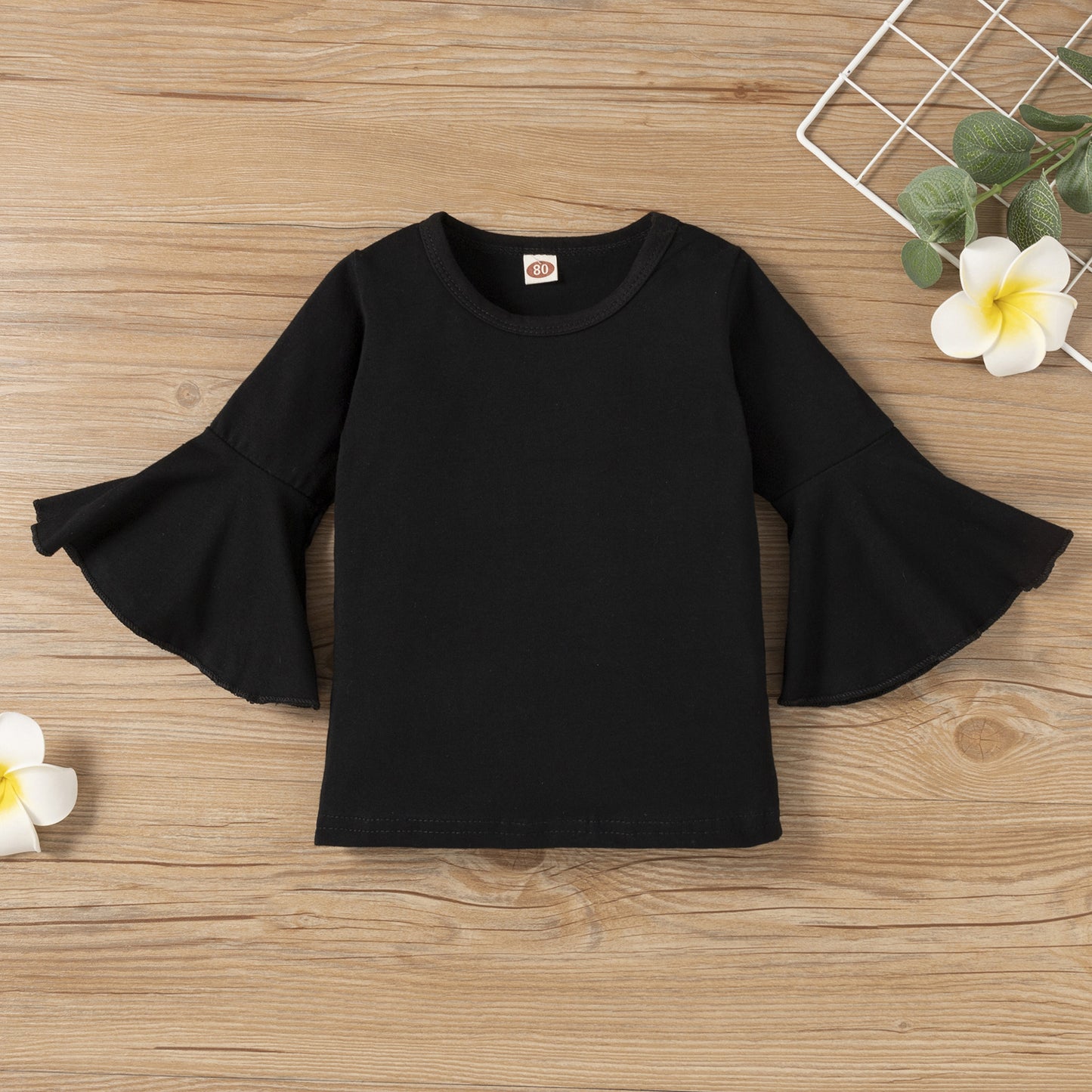 Costume décontracté pour enfants, pantalon évasé léopard
