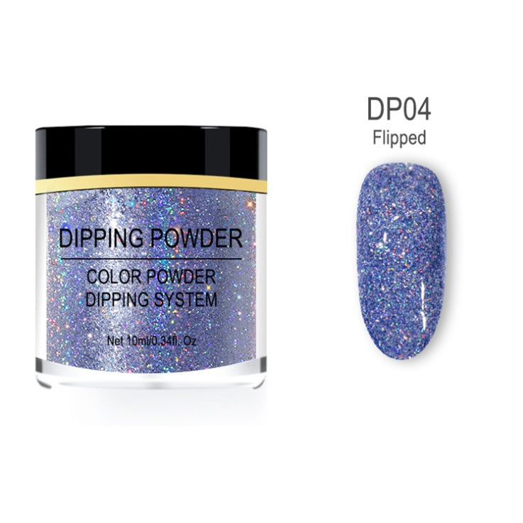 Professional Laser Glitter Nail Powder - Holographic Dip System | Long-Lasting Formula