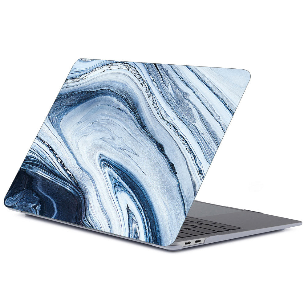 Notebook marmorerat frostat skyddsfodral