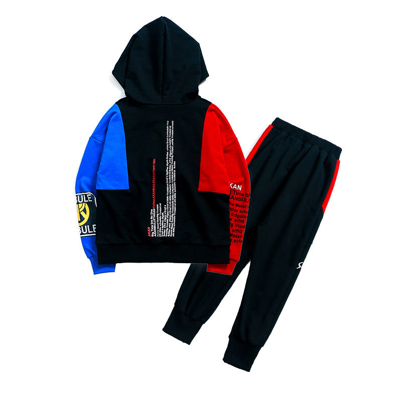 Boys' Spring Suit - Korean Style Long-Sleeved Sports Two-Piece Set