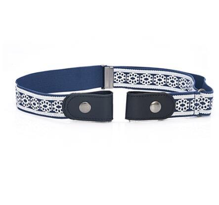 Men's Leather Slim Stretch Invisible Jeans Lazy Belt - Seamless Comfort