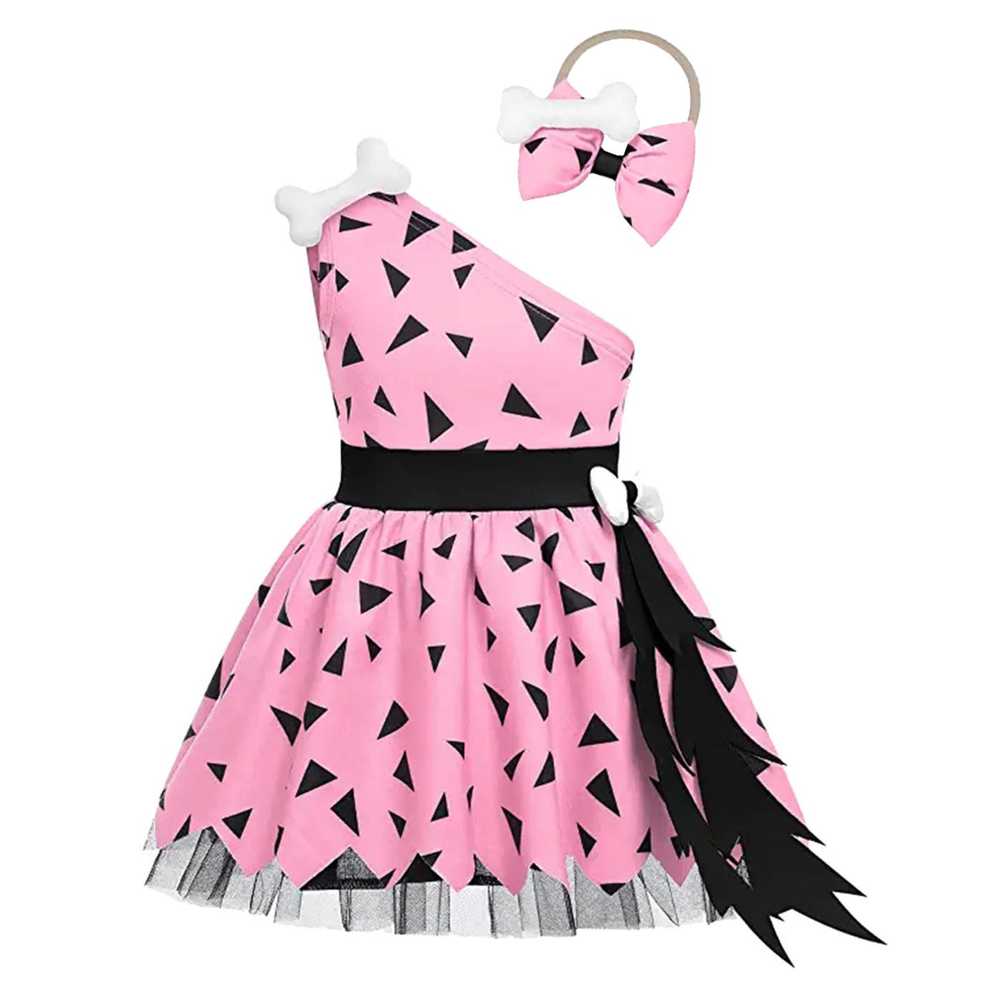 Costume de costume d'Halloween simple en maille pour filles