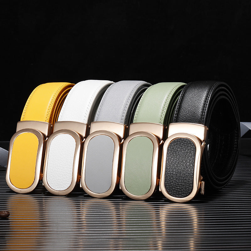 Men's Artificial Leather Comfort Click Belt - Flexible Innovation