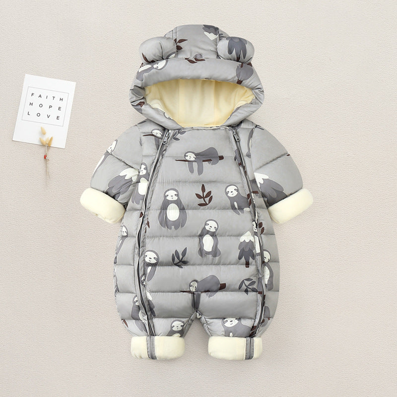 Doudoune blanche hiver bébé
