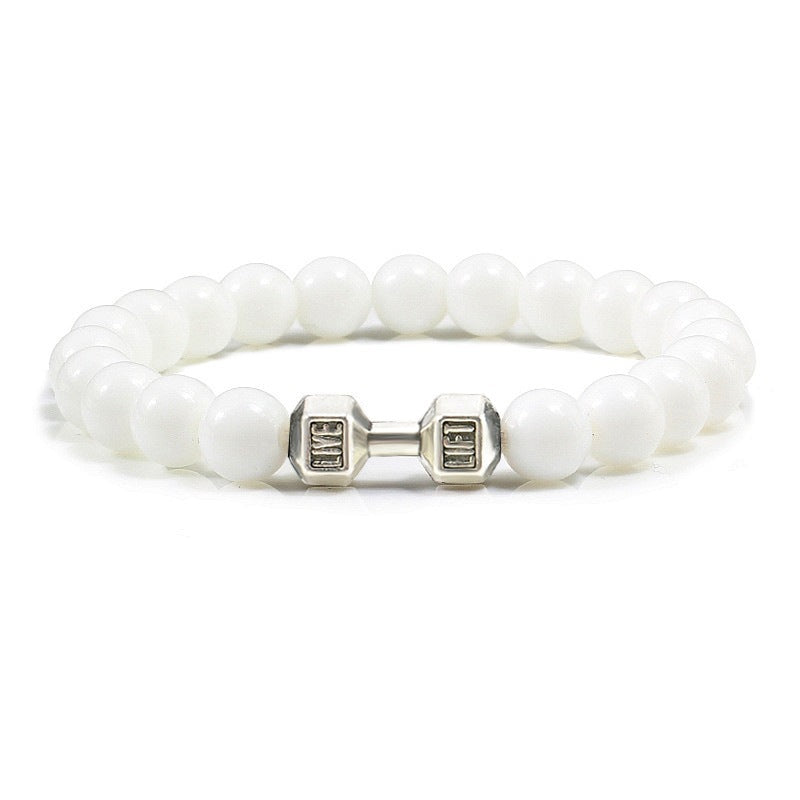 Turkos energipistol svart galvaniserat armband i legering
