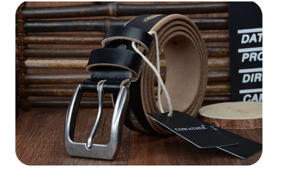 Men's Swedish Leather Belt - Nordic Quality