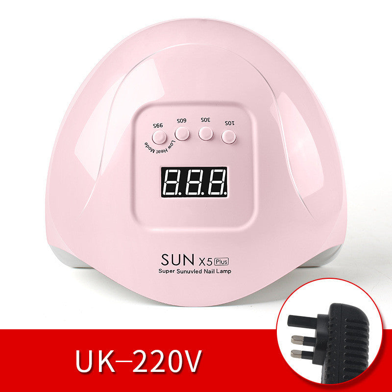 Smart Nail Phototherapy Lamp - 80W/150W Professional | 22x21.5x10cm UV/LED Curing