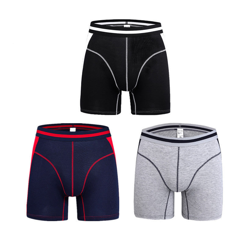 Avlånga modalboxershorts för män
