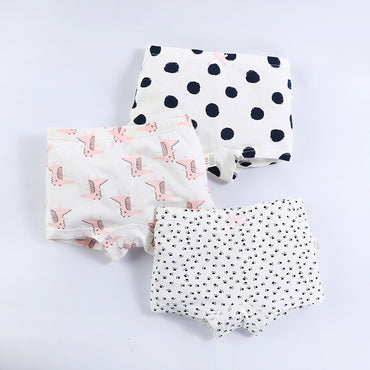 Boxer en coton pour filles, sous-vêtements pour filles, sous-vêtements pour enfants, short pour bébé, tête de dessin animé mignon
