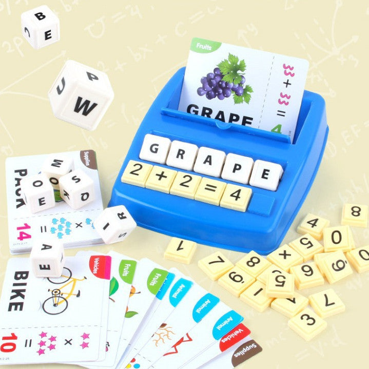 Jeu de bureau Alphabet, apprentissage des nombres, jouets d'éducation précoce assortis