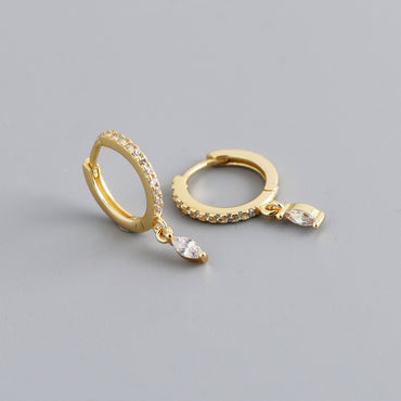 Premium Sense Diamant Flerfärgade Örhängen i 925 Sterlingsilver