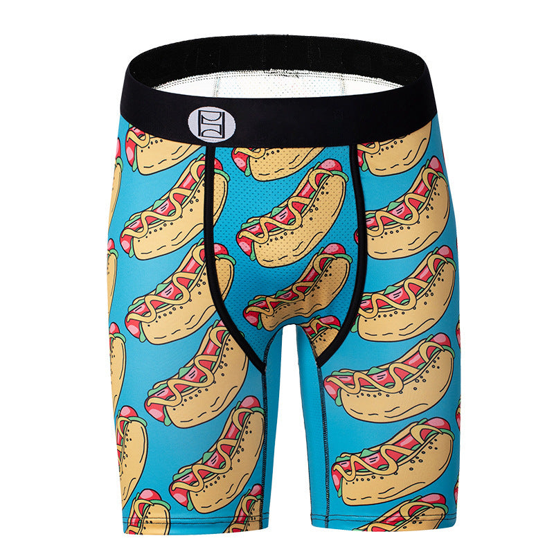 Tecknade tryckta pojkar boxershorts för män