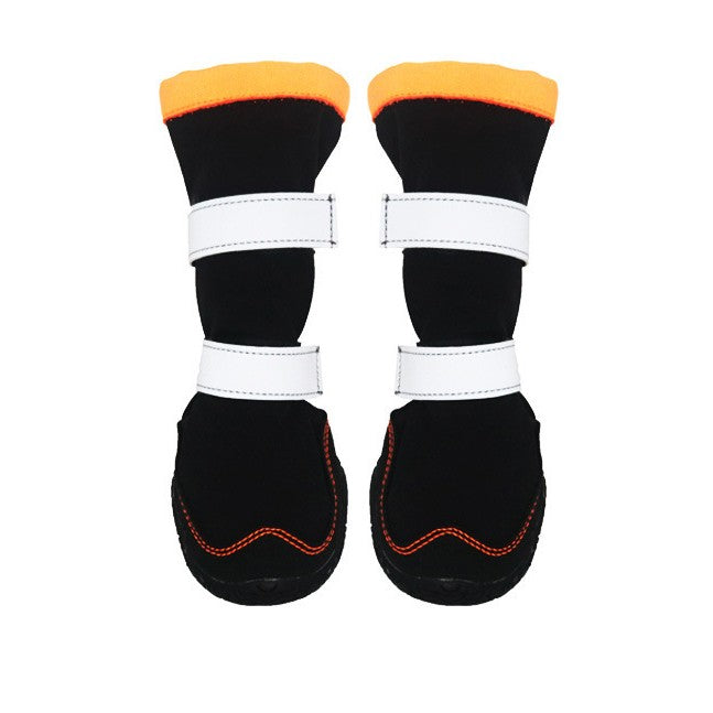 Chaussures chaudes en peluche pour animaux de compagnie d'automne et d'hiver