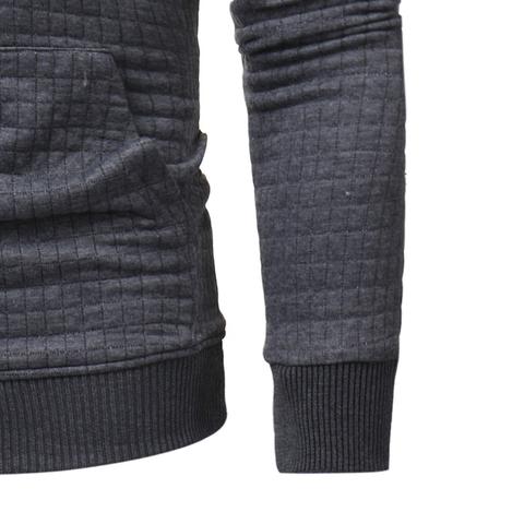 Män Sweatshirt Hoodie Med Arm Dragkedja Långärmad Slim Tops