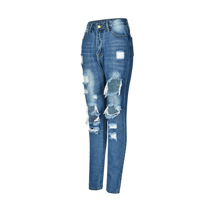 Rippade jeans personlighet kvinnor