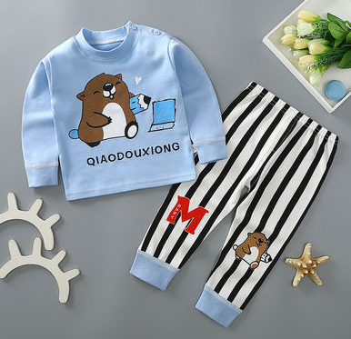 2 Baby Girl Pure Cotton 8 Underkläder Set 3 Månader Baby Boy 4 Höstkläder