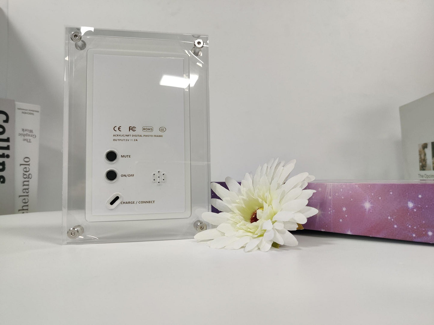 Akryl digital fotoram batteri Nytt