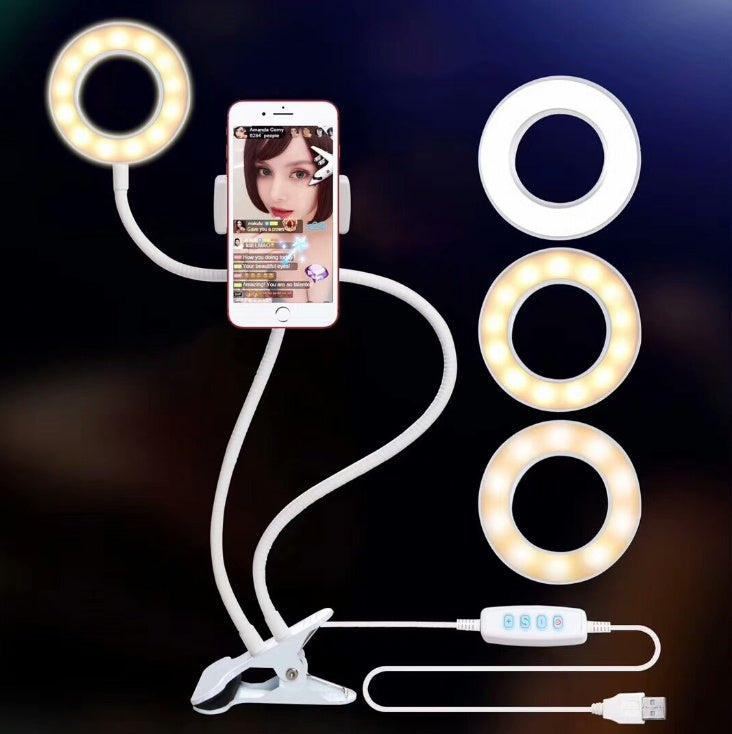 Ankare mobiltelefon ram fyllnadsljus mobiltelefon live supportnätverk röd live ankare fyllnadsljusfäste