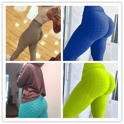 Booty Lifting Anti Cellulite Scrunch Leggings utan ficka