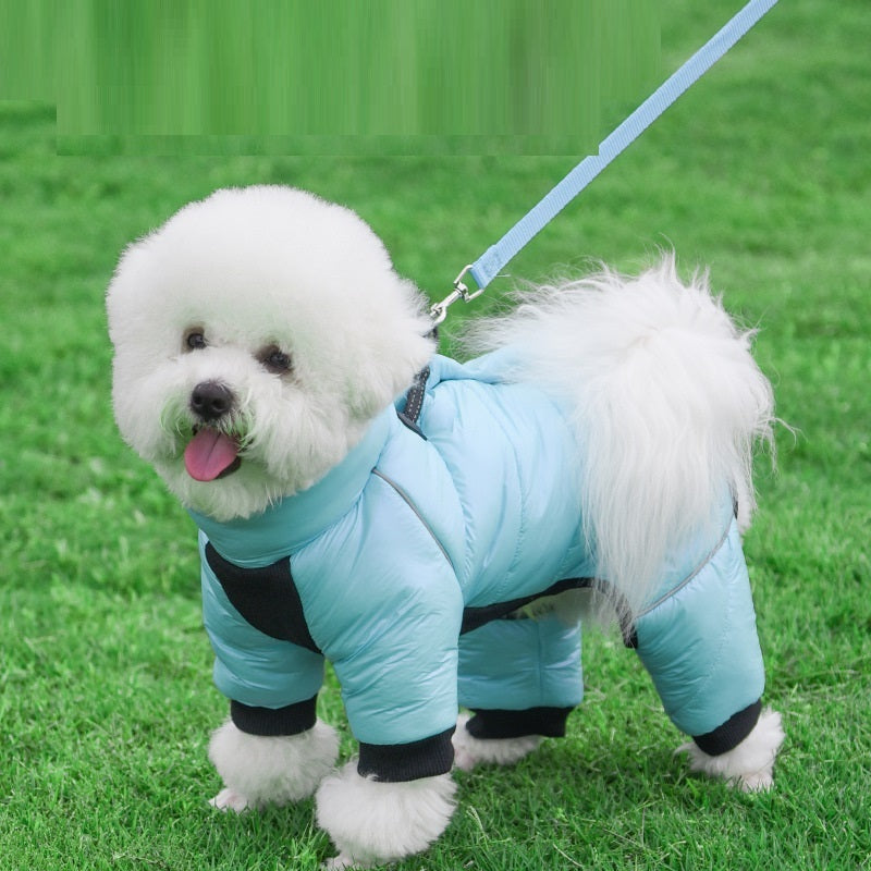 Animal de compagnie Anti-lumière chaud nouvel Article vêtements hiver chien doudoune imperméable animaux vêtements pour petits chiens