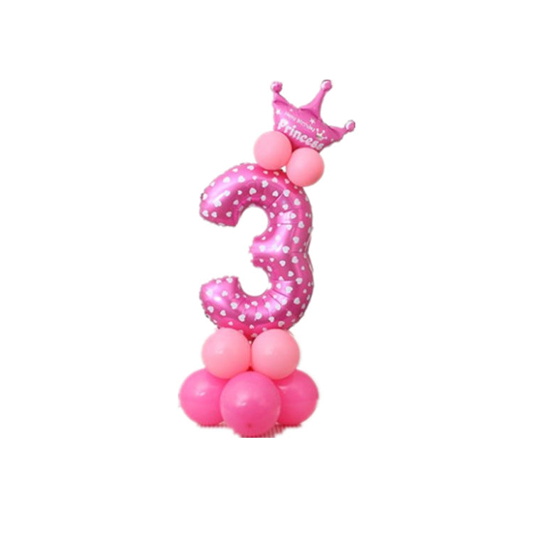 Ballon en aluminium pour fête d'anniversaire